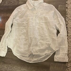 Dylan‎ Women's White Textured Blouse
